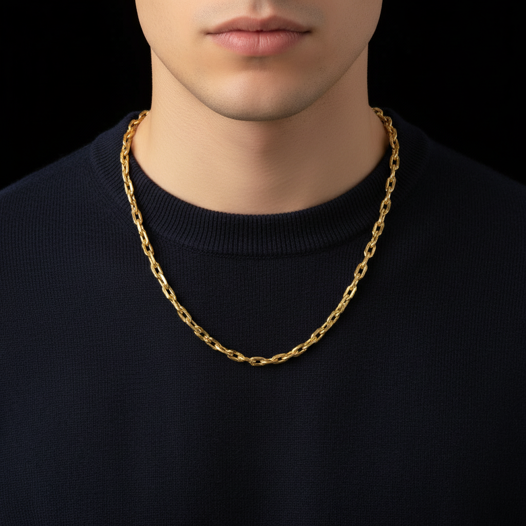 Goldene Halskette - 65cm
