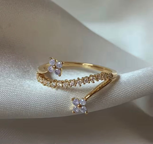 Ring mit Blumen